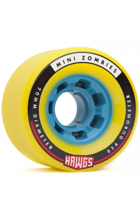 Landyachtz Mini Zombie Hawgs 70Mm - 82A Yellow