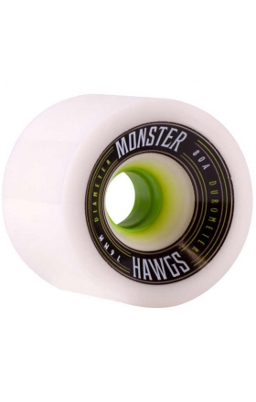 Landyachtz Monster Hawgs 76Mm - White 80A