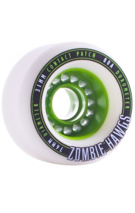 Landyachtz Zombie Hawgs 76Mm - White 80A